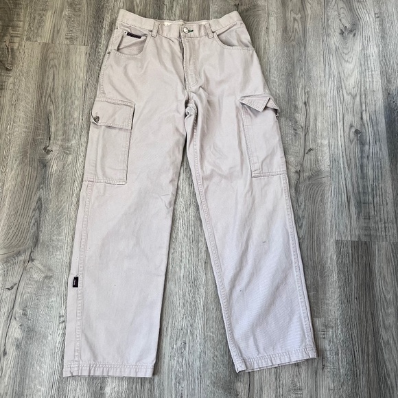Vintage Tommy Hilfiger Tommy Jeans Khaki Cargo Pants Size 32 x 32 - Picture 2 of 15